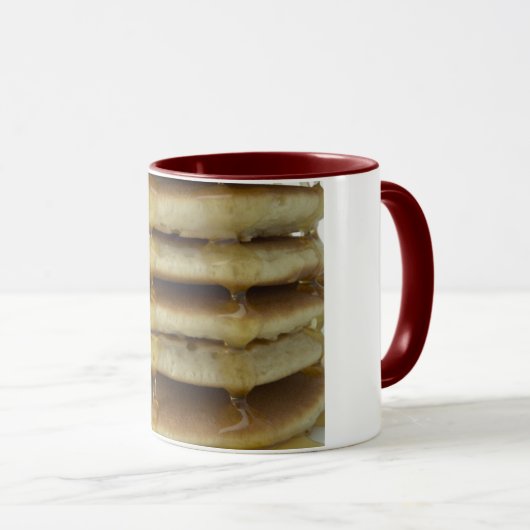 mok pannenkoeken en siroop (Voorkant rechts)