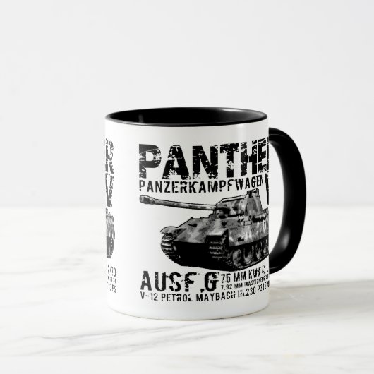 Mok pantertank (Voorkant rechts)