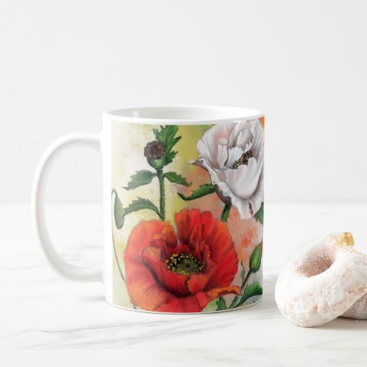 Mok papaver (Met donut)