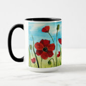 Mok papavereveldkoffie (Links)