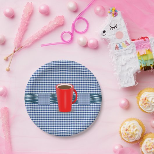 Mok papieren borden papieren bordje (Feest)