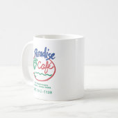Mok Paradise Cafe-koffie (Voorkant links)