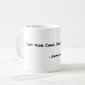 Mok Parks&rec Comic Sans (Voorkant links)