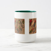 Mok, Parrots Galore Tweekleurige Koffiemok (Center)