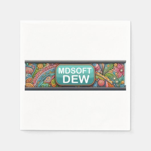 Mok Party Supplies Douche! Servet (Voorkant)