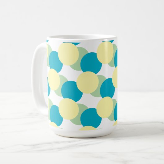 Mok - Pastelcirkels overlappen elkaar (Voorkant links)