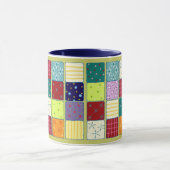 Mok patchwork-mozaïekpatroon bevestigen (Midden)