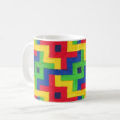 mok "Patchwork Quilt" koffie (Voorkant links)