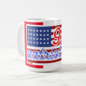 mok "PATRIOT DAY" koffie (Voorkant links)