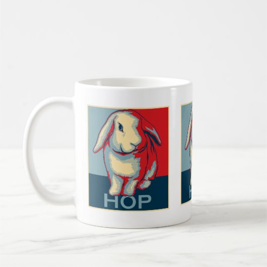 Mok Patriotic Bunny 11oz (Links)