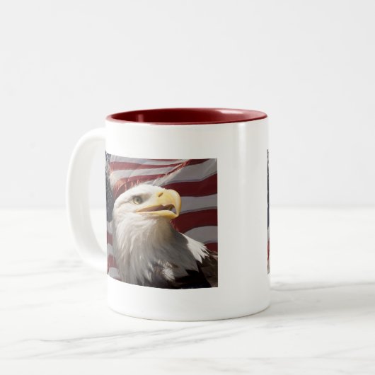 Mok patriottische adelaar (Voorkant links)