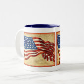 Mok patriottische  Amerikaanse vlag (Voorkant links)