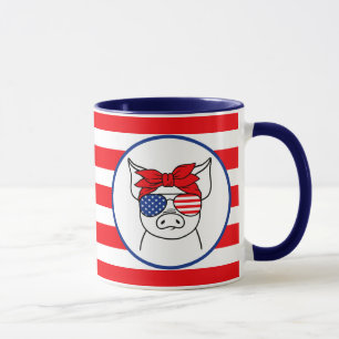 Mok patriottische varkens