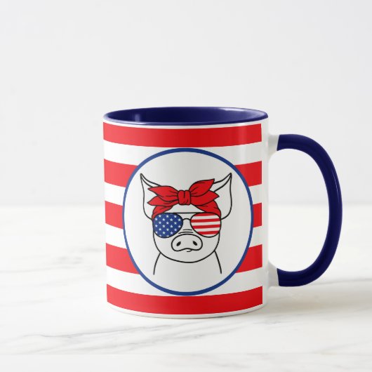 Mok patriottische varkens (Rechts)