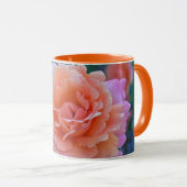 mok "PEACH & PINK ROSE" (Voorkant rechts)