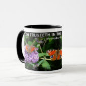 Mok PEACOCK BUTTERFLFLY (Voorkant links)