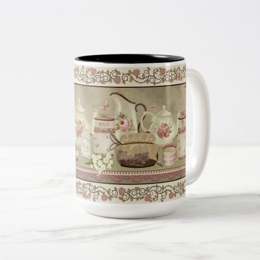 Mok  pekelthee & Rozen (Voorkant rechts)