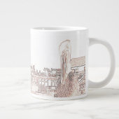 Mok - Pelikanen op papier (Rechts)