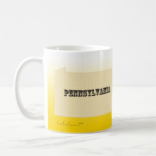 Mok - Pennsylvania State Map met City (Links)