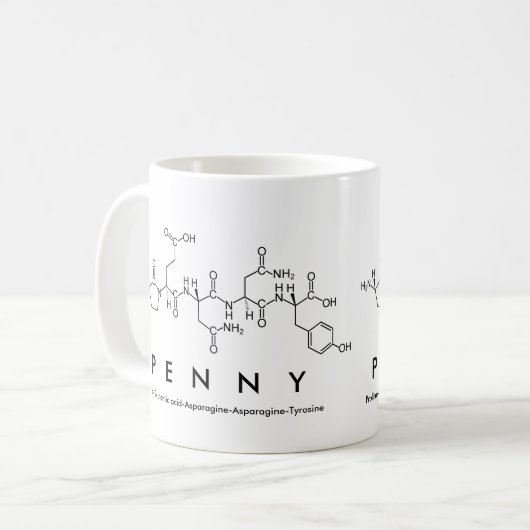 Mok Penny peptide name (Voorkant links)