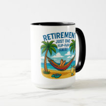 ☕ Mok: "Pensioen: slechts één flip-flop verwijderd