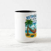 ☕ Mok: "Pensioen: slechts één flip-flop verwijderd Mok (Midden)