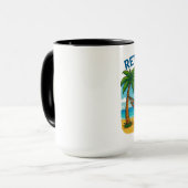 ☕ Mok: "Pensioen: slechts één flip-flop verwijderd Mok (Voorkant links)