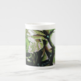 mok "Peony Ride" Fine Porcelain