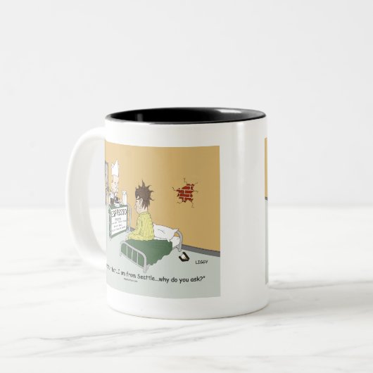 Mok per post (Voorkant links)