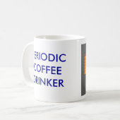 mok "PERIODIC COFFEE DRINKER" (Voorkant links)