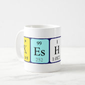 Mok periodieke handelsnaam Keshaun (Voorkant links)