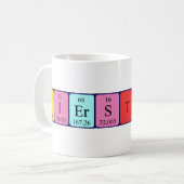 Mok periodieke handelsnaam Kierstynn (Voorkant links)