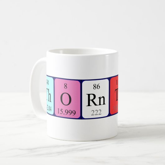 Mok periodieke handelsnaam Thornton (Voorkant links)