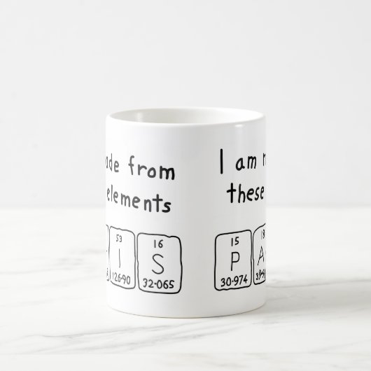 Mok periodieke lijstnaam Parijs (Center)