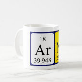 Mok periodieke tabelnaam (Voorkant links)