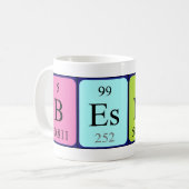 Mok periodieke tabelnaam Besnik (Voorkant links)