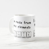 Mok periodieke tabelnaam Besnik (Voorkant links)