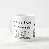 Mok periodieke tabelnaam bisschop (Voorkant links)