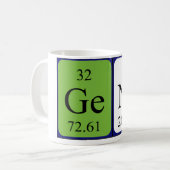 Mok periodieke tabelnaam genen (Voorkant links)