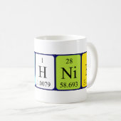 Mok periodieke tabelnaam Kreshnik (Voorkant rechts)