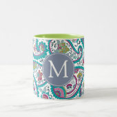 Mok Persian Boteh Paisley Pattern Monogram (Center)
