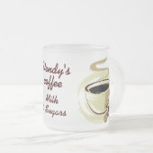 Mok persoonlijke naam koffie (Voorkant rechts)