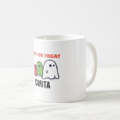 Mok persoonlijke Trick or treat koffie (Voorkant rechts)