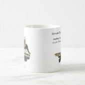 Mok, Peruaanse Paso Horse & Rider op bergspoor Koffiemok (Center)