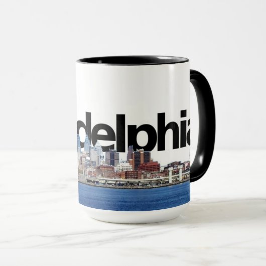 Mok Philadelphia Skyline (Voorkant rechts)