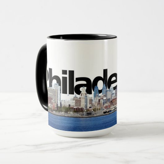 Mok Philadelphia Skyline (Voorkant links)