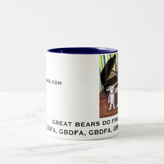 Mok Piano-Beren voor Piano-Kinderen (Center)