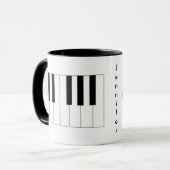 Mok Piano Coffee (Voorkant links)