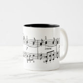 Mok Piano Music Coffee (Voorkant rechts)