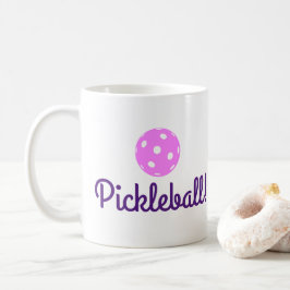 Mok Pickleball Coffee (roze en Paars)